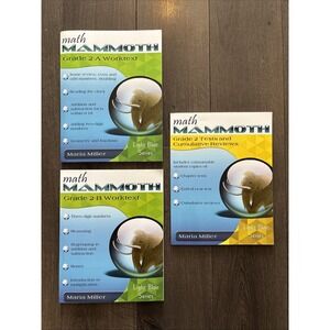 Math Mammoth Grade 2 Set: 2-A Worktext, 2-B Worktext, Tests & Cumulative Reviews